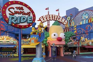 Visit The Simpsons Ride