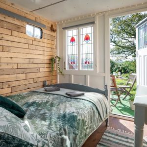 Horse Box Glamping in the Mendip Hills